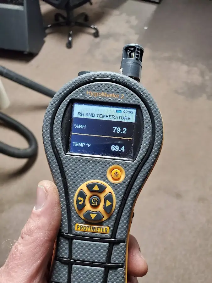 Moisture meter humidity assessment for Mold Remediation & Removal in Sioux Center